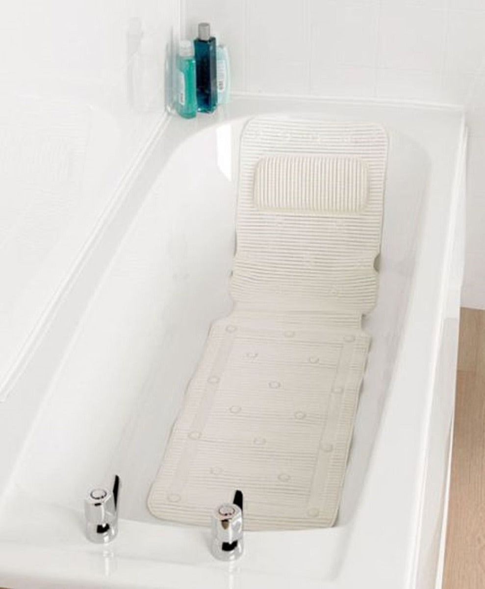 Long Bath Mat with Pillow